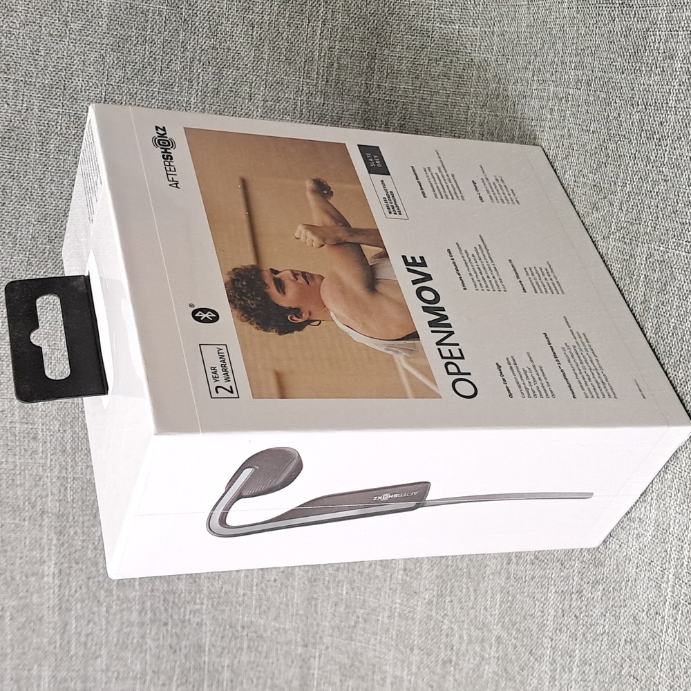 Aftershokz Openmove Slate Grey Wireless Bone Conduction Headphones AS660 Sealed - Picture 5 of 8
